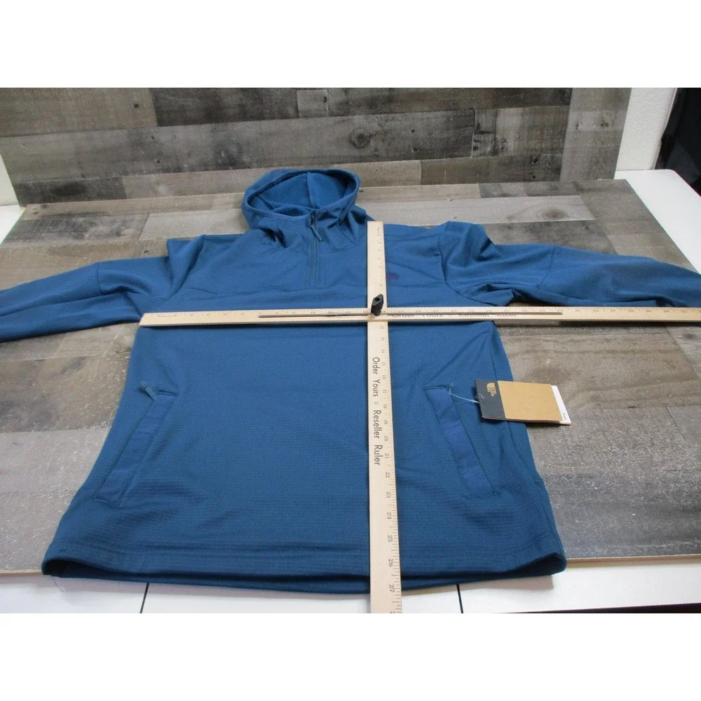 North Face Pullover Hoodie Mens Small Monterey Blue Wyrte PO UPF 40+ Outdoor
